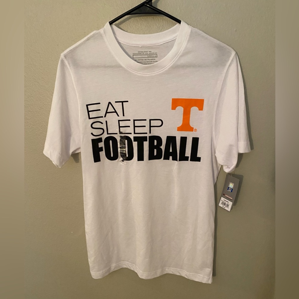 New Eat Sleep Tennessee Football Men’s Small T-Shirt